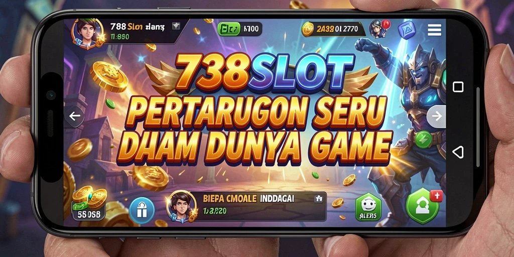 Tangkapan layar menunjukkan aksi bertarung sengit di 738SLOT.