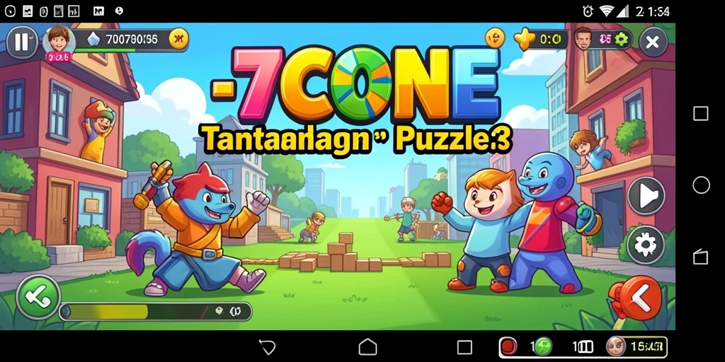 Gameplay menarik dalam 7CONE dengan banyak teka-teki menantang.
