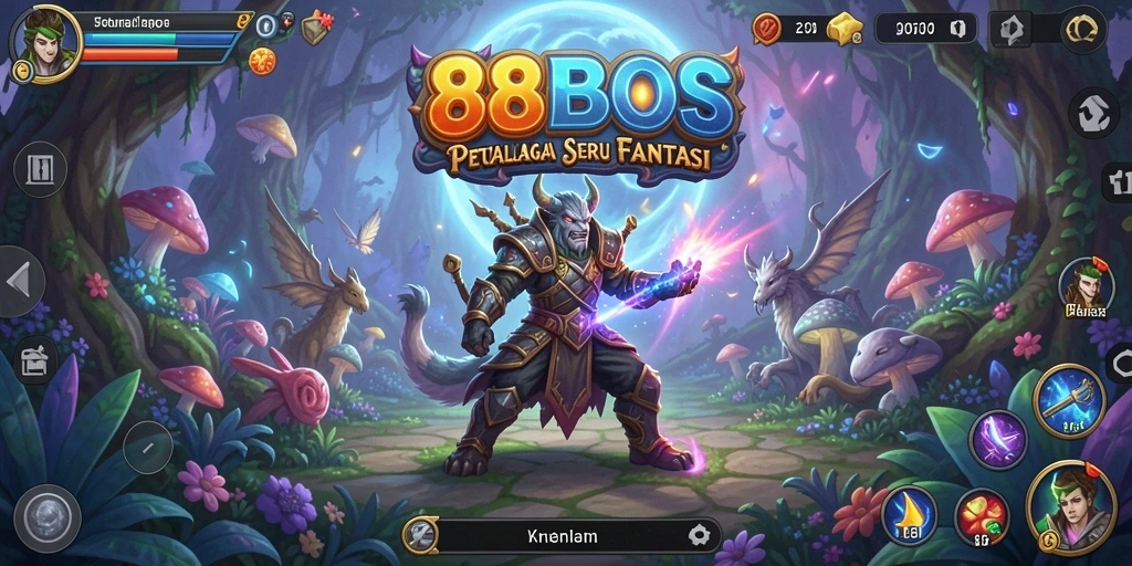 Tampilan gameplay yang mendebarkan dalam petualangan ARPG.