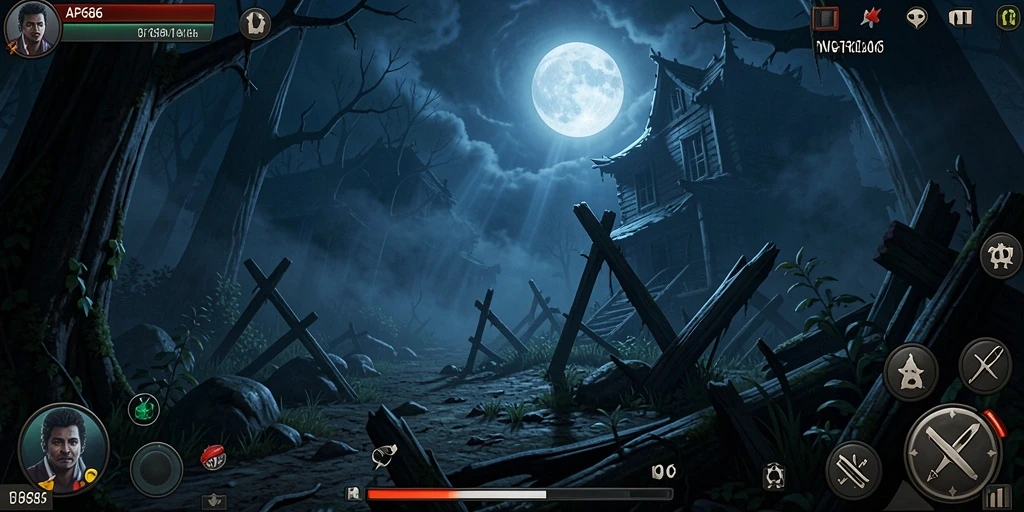 Gameplay AP686 yang penuh dengan kengerian dan ketegangan.