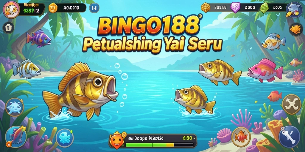 Screenshot gameplay BINGO188 menampilkan aksi memancing yang mendebarkan.