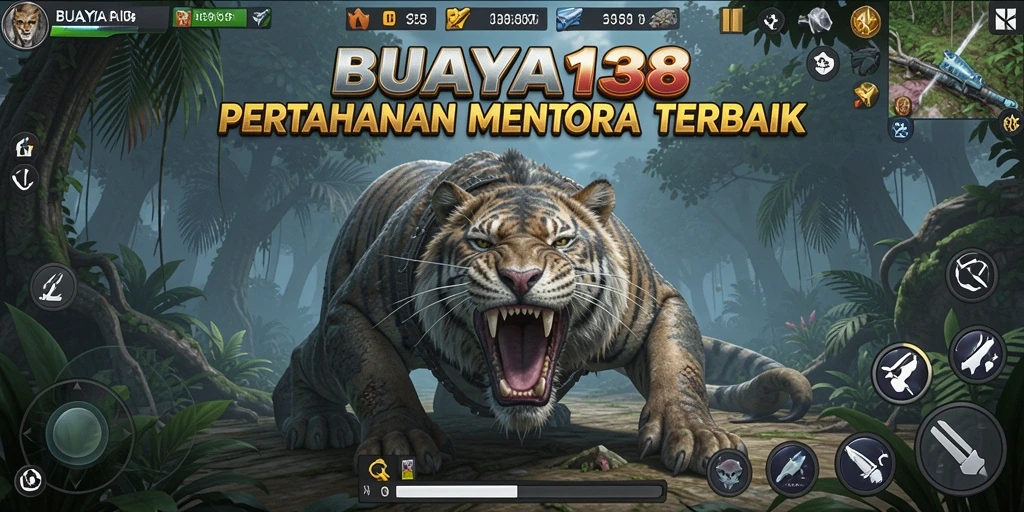 Gameplay menarik BUAYA138 dengan berbagai menara strategi.