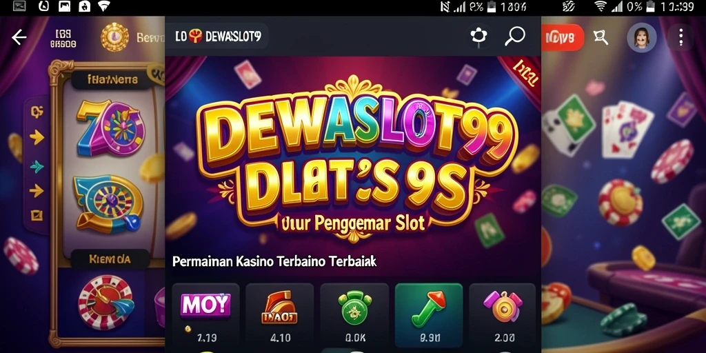 Tampilan antarmuka DEWASLOT99 yang menarik saat bermain Kasino.