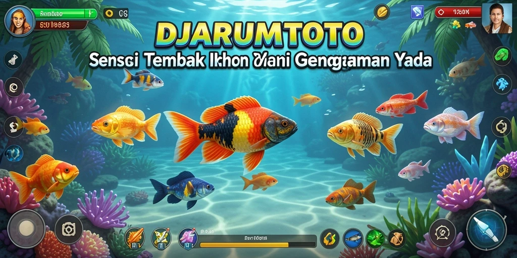 Screenshot gameplay seru Tembak Ikan di DJARUMTOTO.