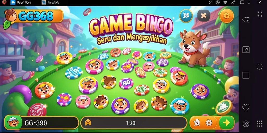 Tangkapan layar permainan Bingo yang menampilkan keseruan dan interaksi pemain.