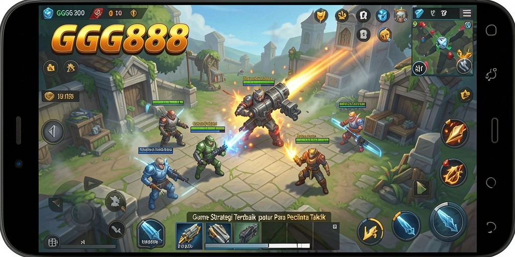 Tampilan gameplay menarik dengan strategi mendalam di GGG888.