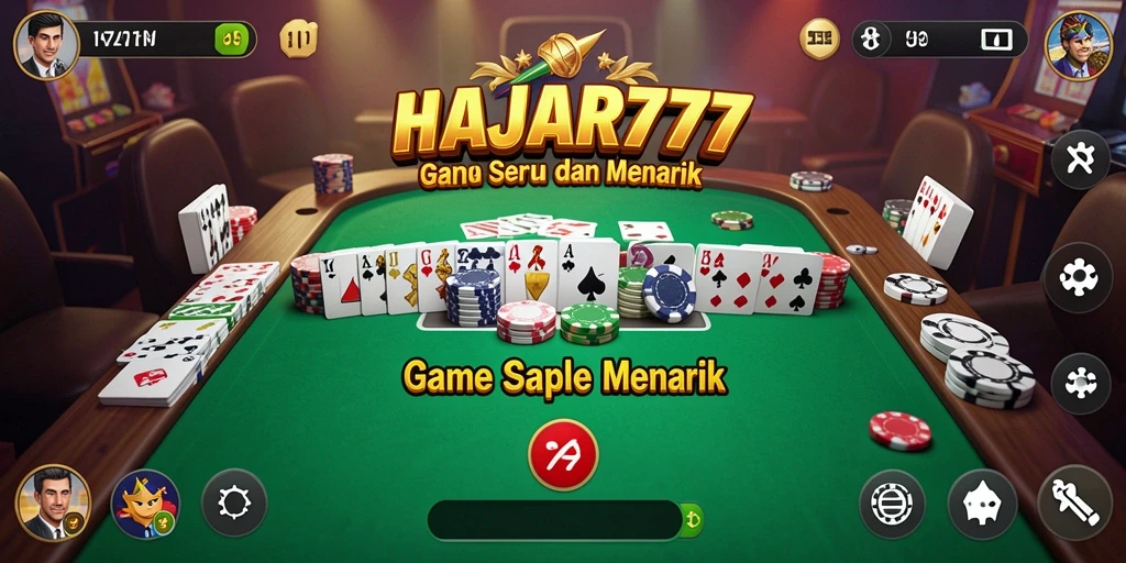 Tampilan gameplay seru di permainan GAPLE HAJAR777.