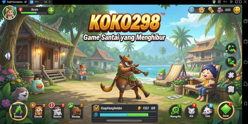 Tampilan gameplay KOKO288 yang menarik dan berwarna-warni.