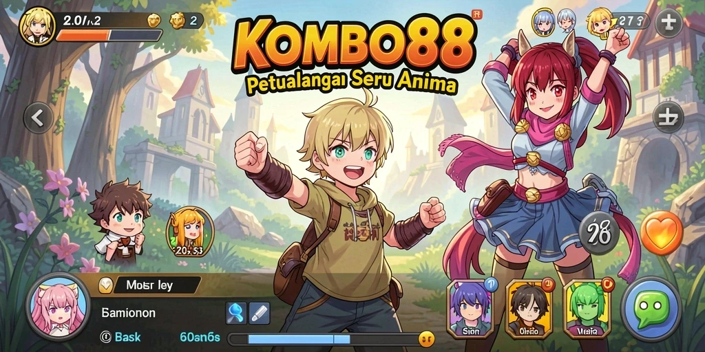 Tampilan gameplay KOMBO88 yang menarik dan seru.