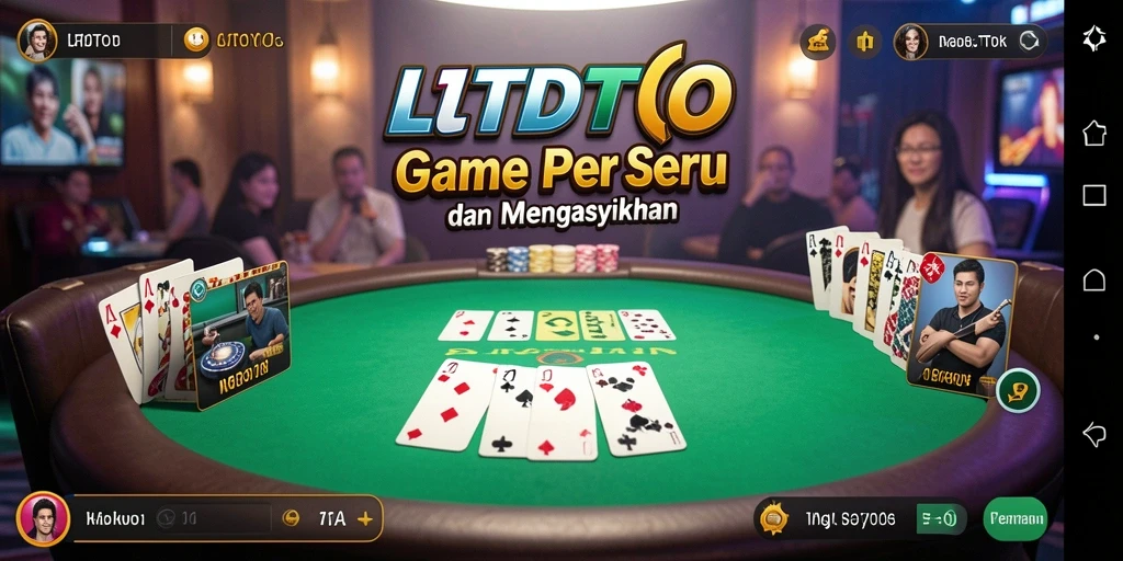 Screenshot permainan Poker LTDTOTO yang menampilkan aksi seru.