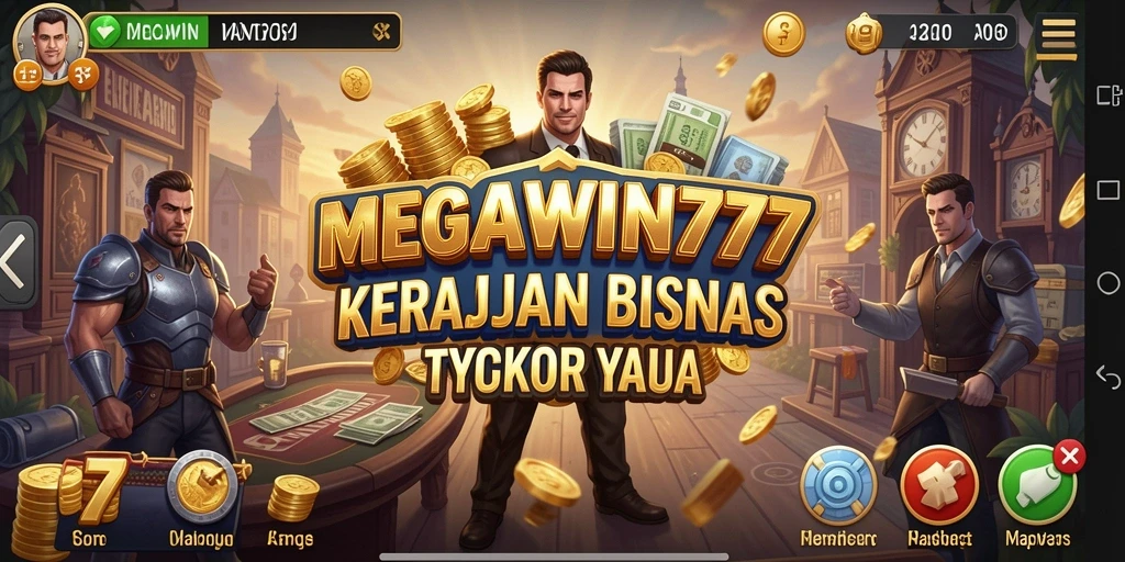 Gameplay seru MEGAWIN777 dengan berbagai bisnis dan strategi.