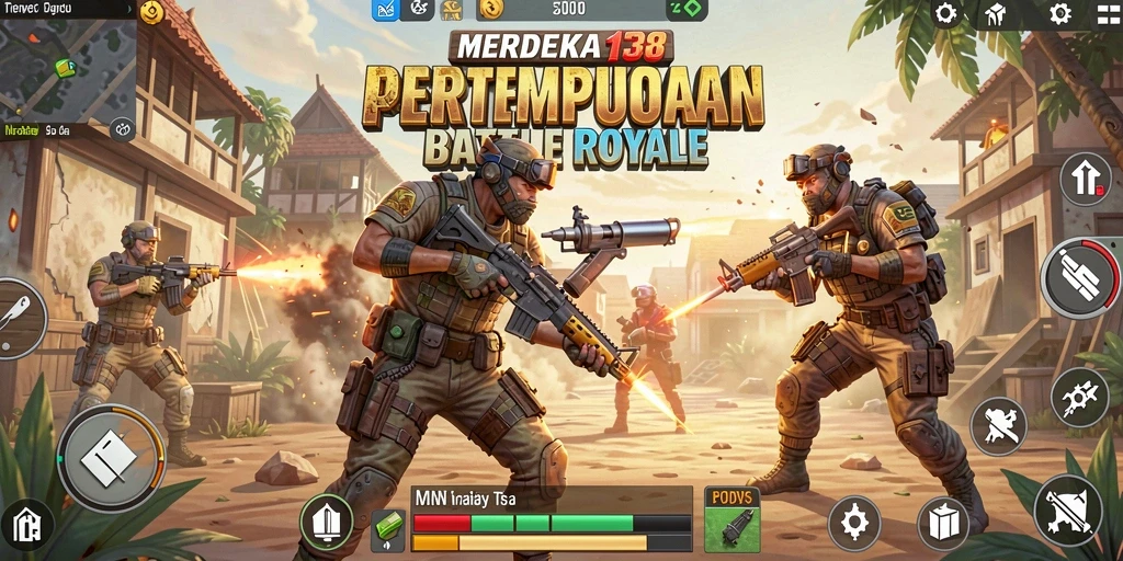 Screenshot menarik dari gameplay seru di MERDEKA138.