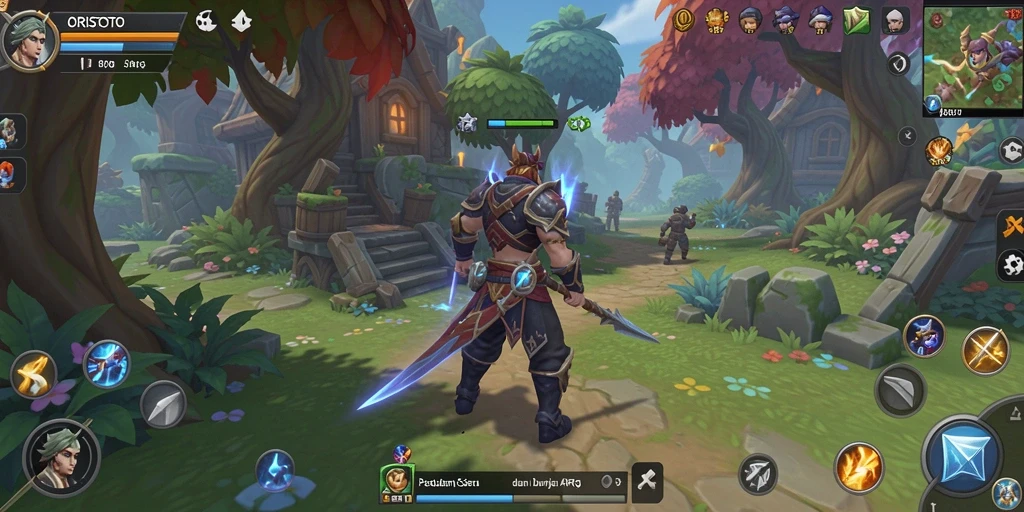 Gameplay ARPG yang seru dan menantang dalam ORISTOTO.