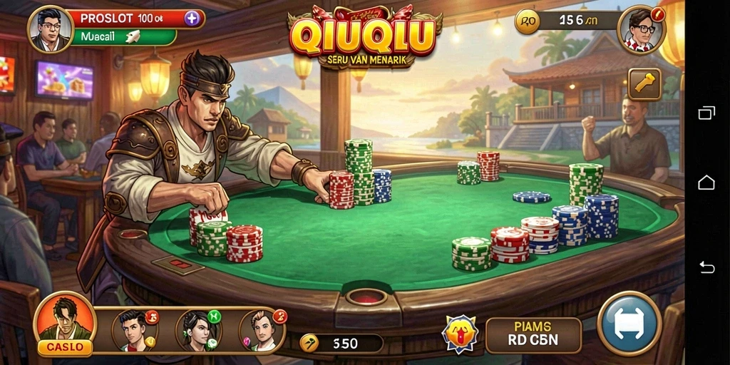 Screenshot gameplay QiuQiu yang menegangkan di PROSLOT.
