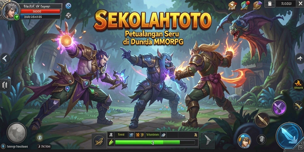 Tampilan menarik dari gameplay SEKOLAHTOTO yang seru.
