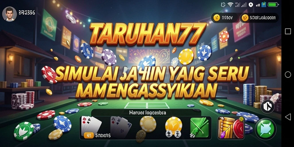 Tampilan gameplay TARUHAN77 yang menarik dan interaktif.