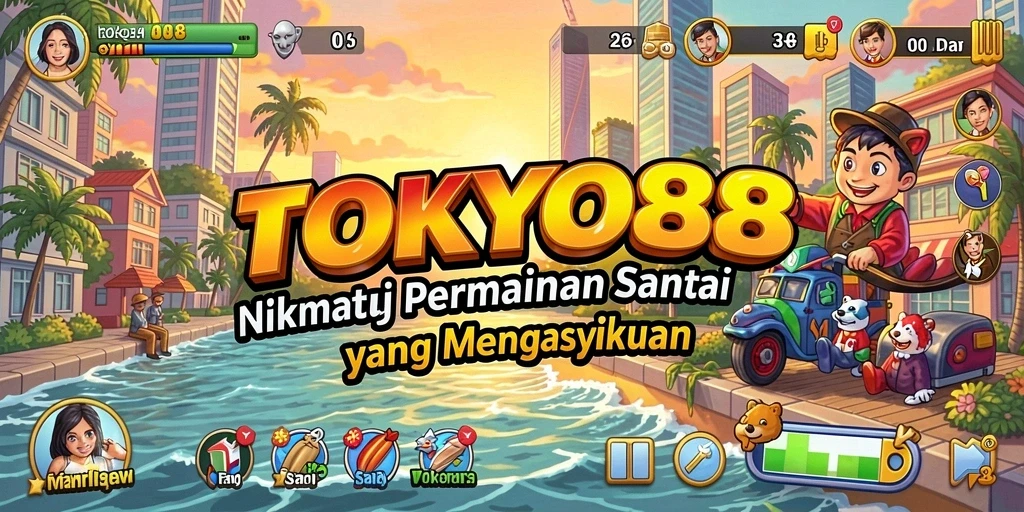 Screenshot utama TOKYO88 menampilkan gameplay yang seru dan menarik.